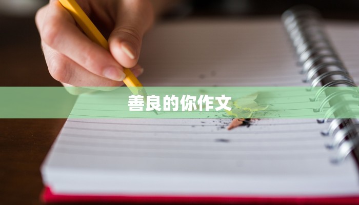 善良的你作文