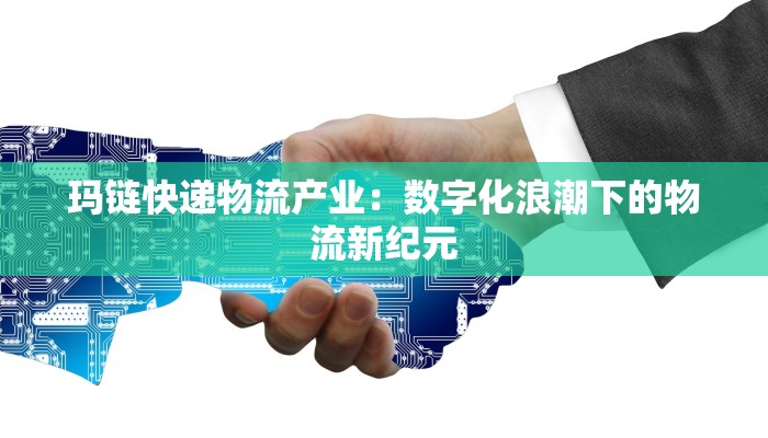 玛链快递物流产业：数字化浪潮下的物流新纪元