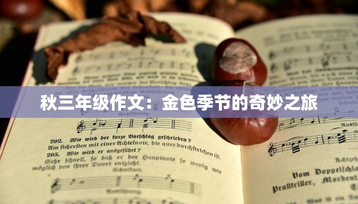 秋三年级作文：金色季节的奇妙之旅